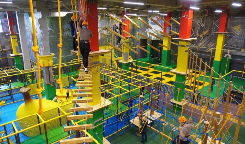 Веревочные парки на опорах